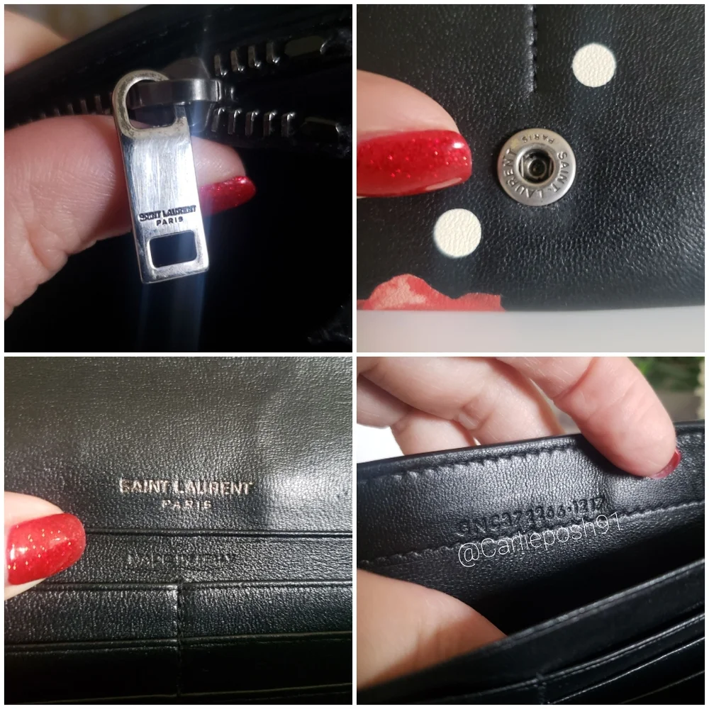 *SOLD* Authentic Pre-owned Yves Saint Laurent Flap Long Wallet - Picture 13 of 14